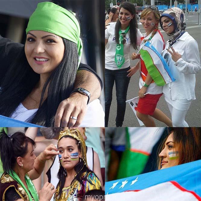 عکس های تماشاچیان کره و ازبکستان جام ملت های آسیا استرالیا 2015