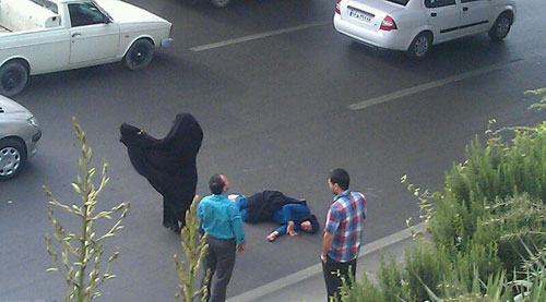 خودکشی زن جوان از بالای پل در مشهد؟!