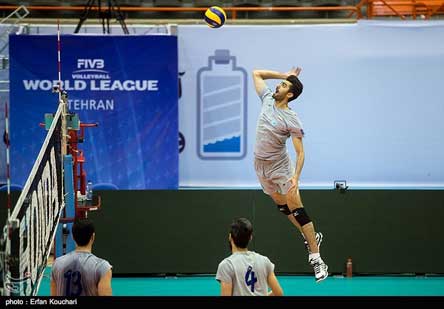 تمرین پنجشنبه والیبال ایران قبل از بازی با روسیه 