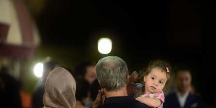 عکس ترانه علیدوستی و دخترش حنا در افطاری شهرزاد 