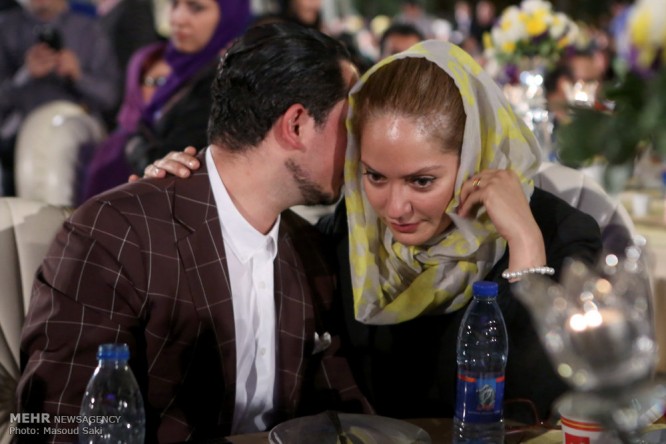 عکس های جدید مهناز افشار و همسرش در جشن سینمای ایران