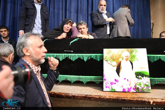 وداع خانواده هاشمی رفسنجانی در جماران 